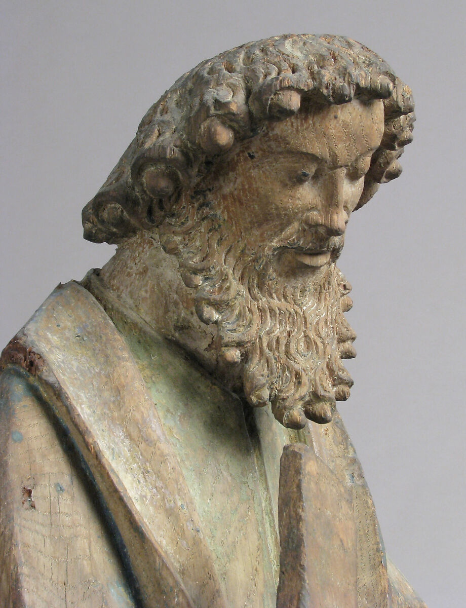 Saint Thomas, Oak with traces of polychromy and gilding, North Netherlandish