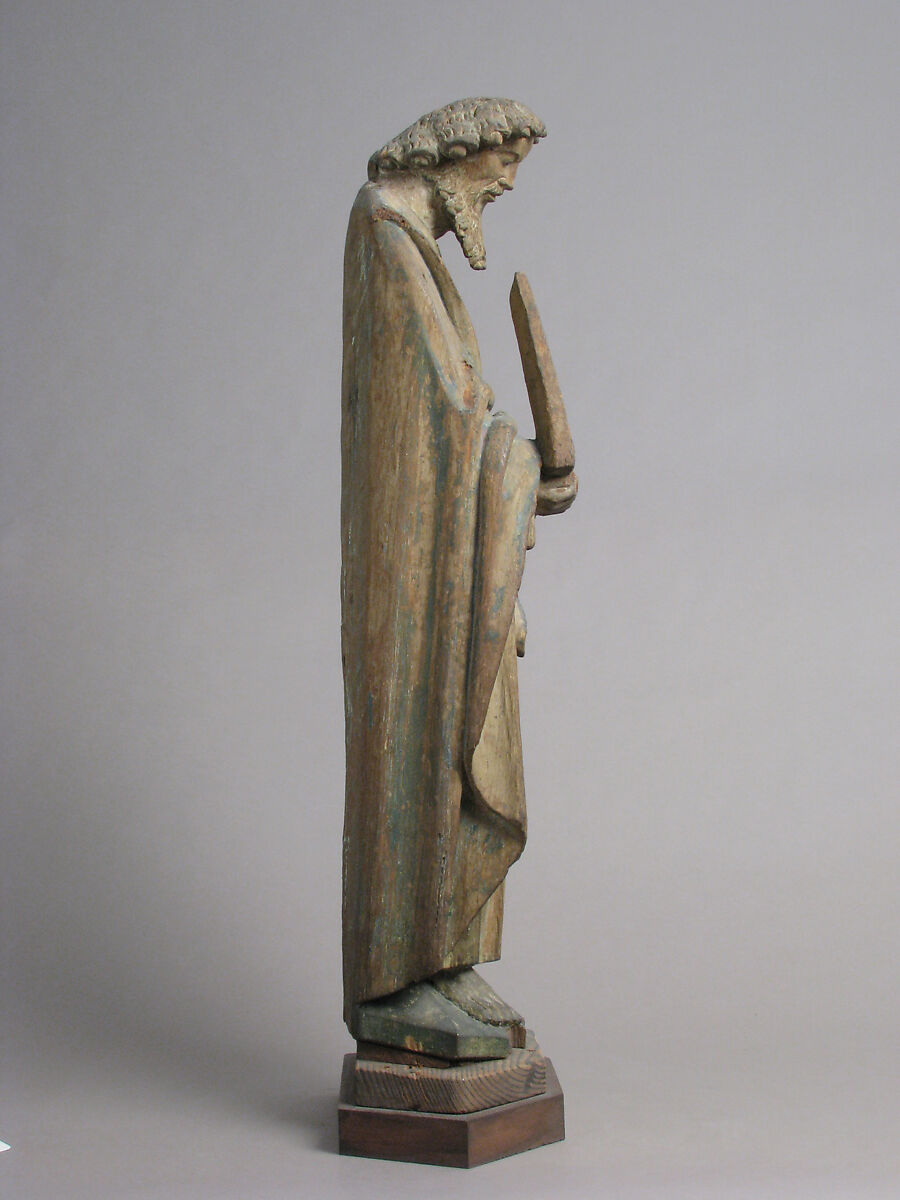 Saint Thomas, Oak with traces of polychromy and gilding, North Netherlandish