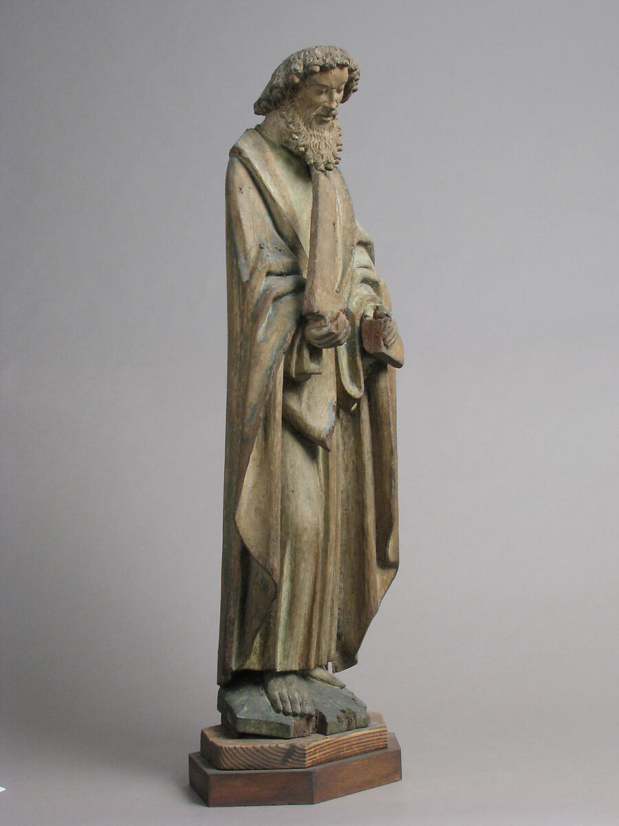 Saint Thomas, Oak with traces of polychromy and gilding, North Netherlandish