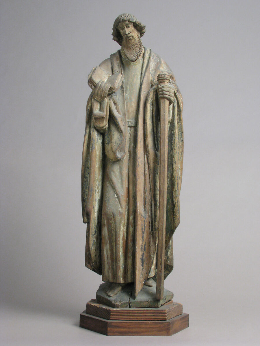 Saint Phillip, Oak with traces of polychromy and gilding, North Netherlandish 