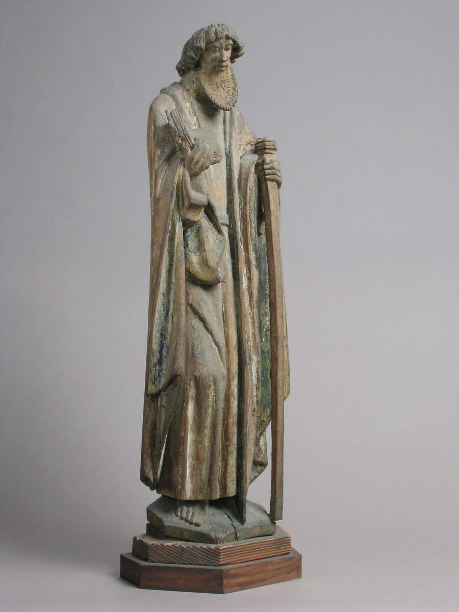 Saint Phillip, Oak with traces of polychromy and gilding, North Netherlandish