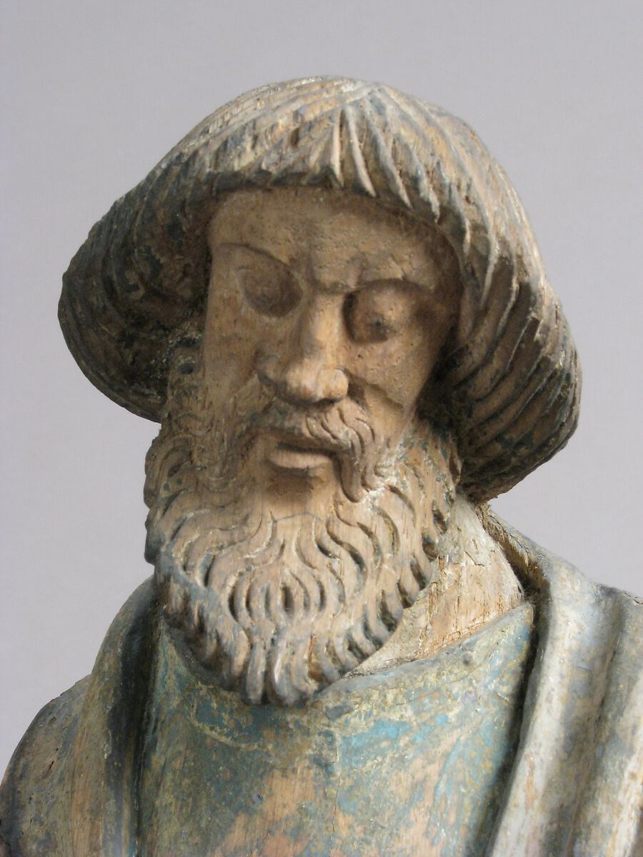 Saint Simon, Oak with traces of polychromy and gilding, North Netherlandish