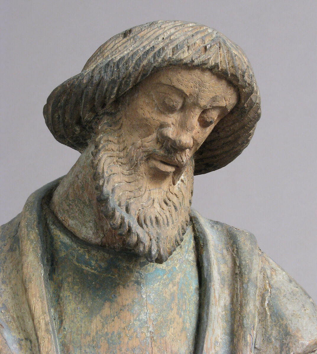 Saint Simon, Oak with traces of polychromy and gilding, North Netherlandish