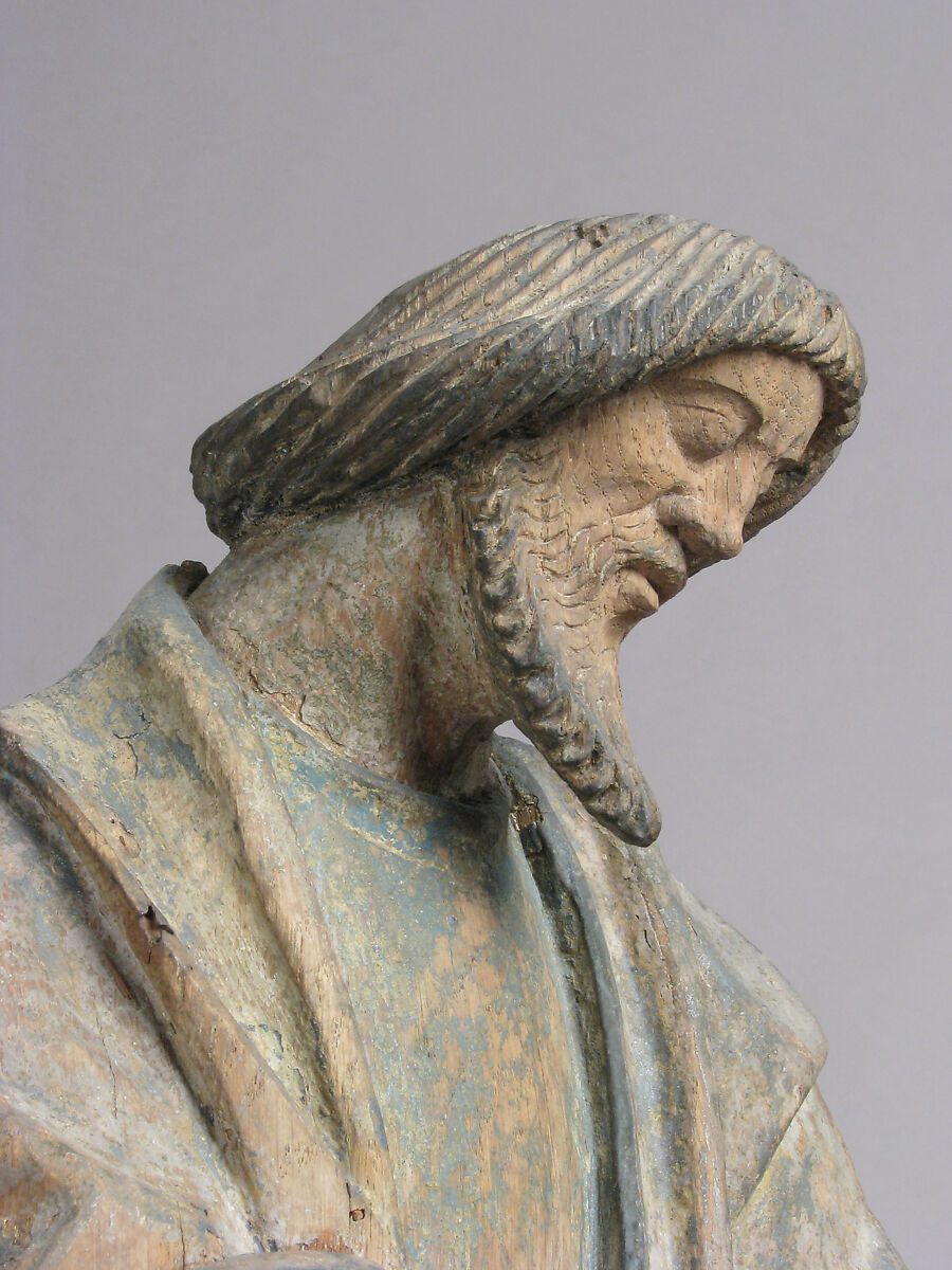 Saint Simon, Oak with traces of polychromy and gilding, North Netherlandish