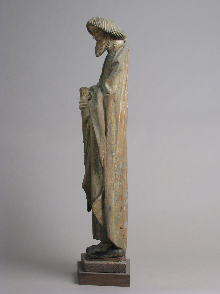 Saint Simon, Oak with traces of polychromy and gilding, North Netherlandish