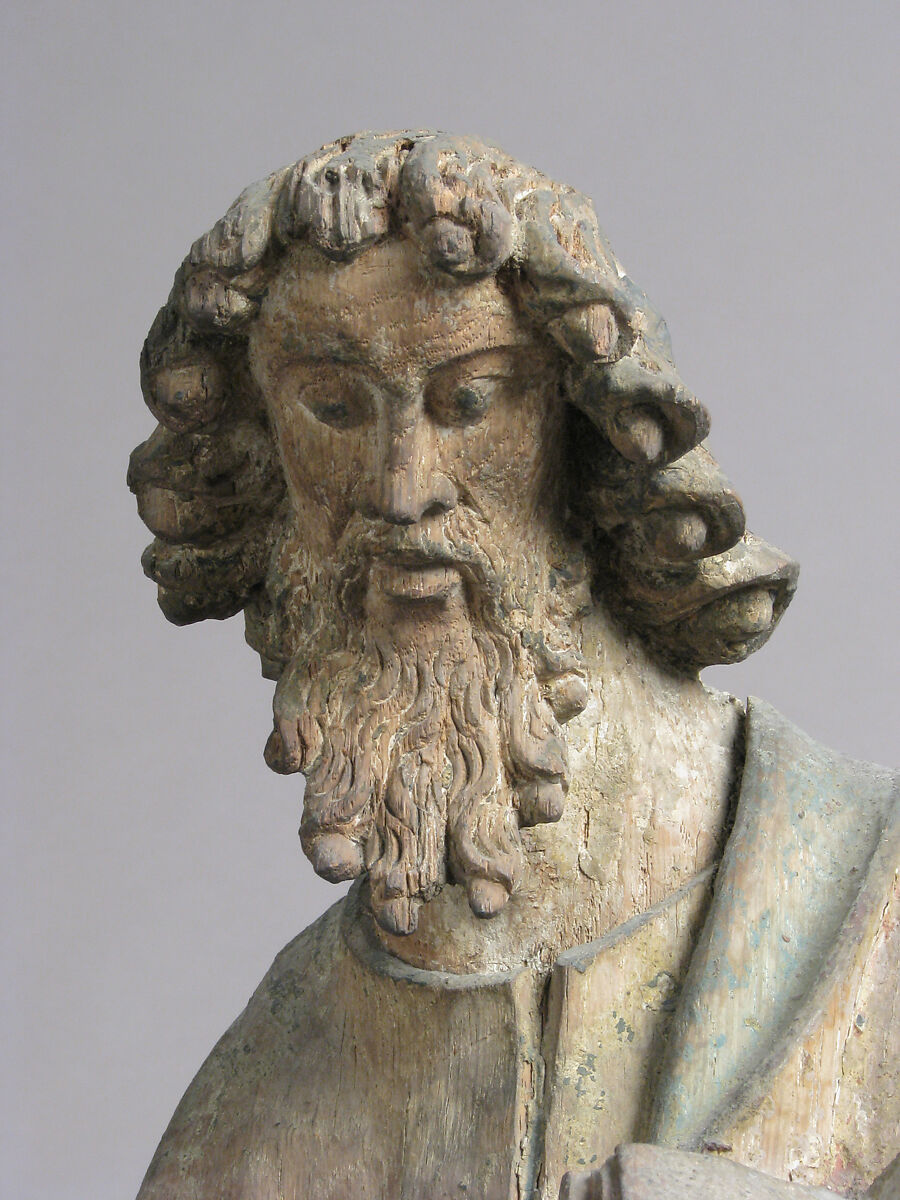 Saint Matthias (?), Oak with traces of polychromy and gilding, North Netherlandish