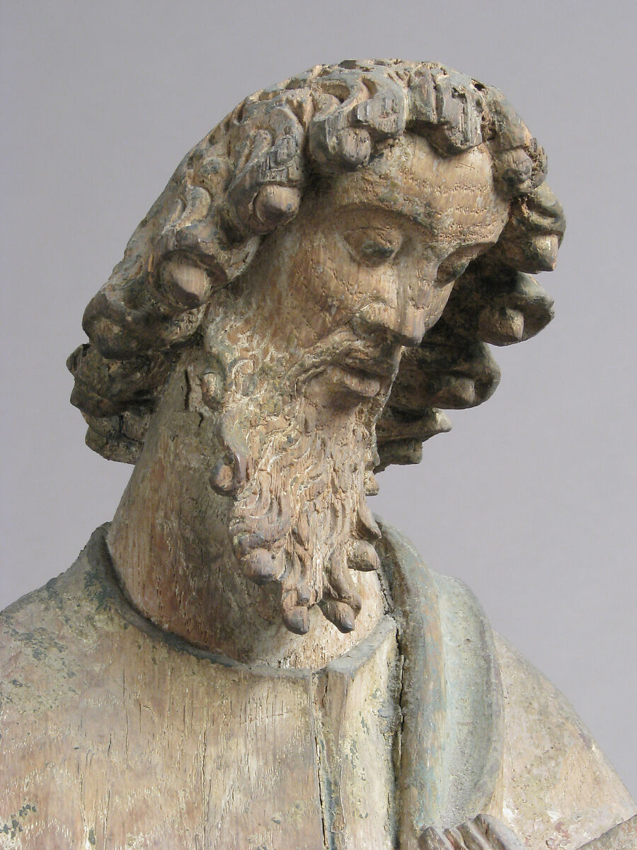 Saint Matthias (?), Oak with traces of polychromy and gilding, North Netherlandish