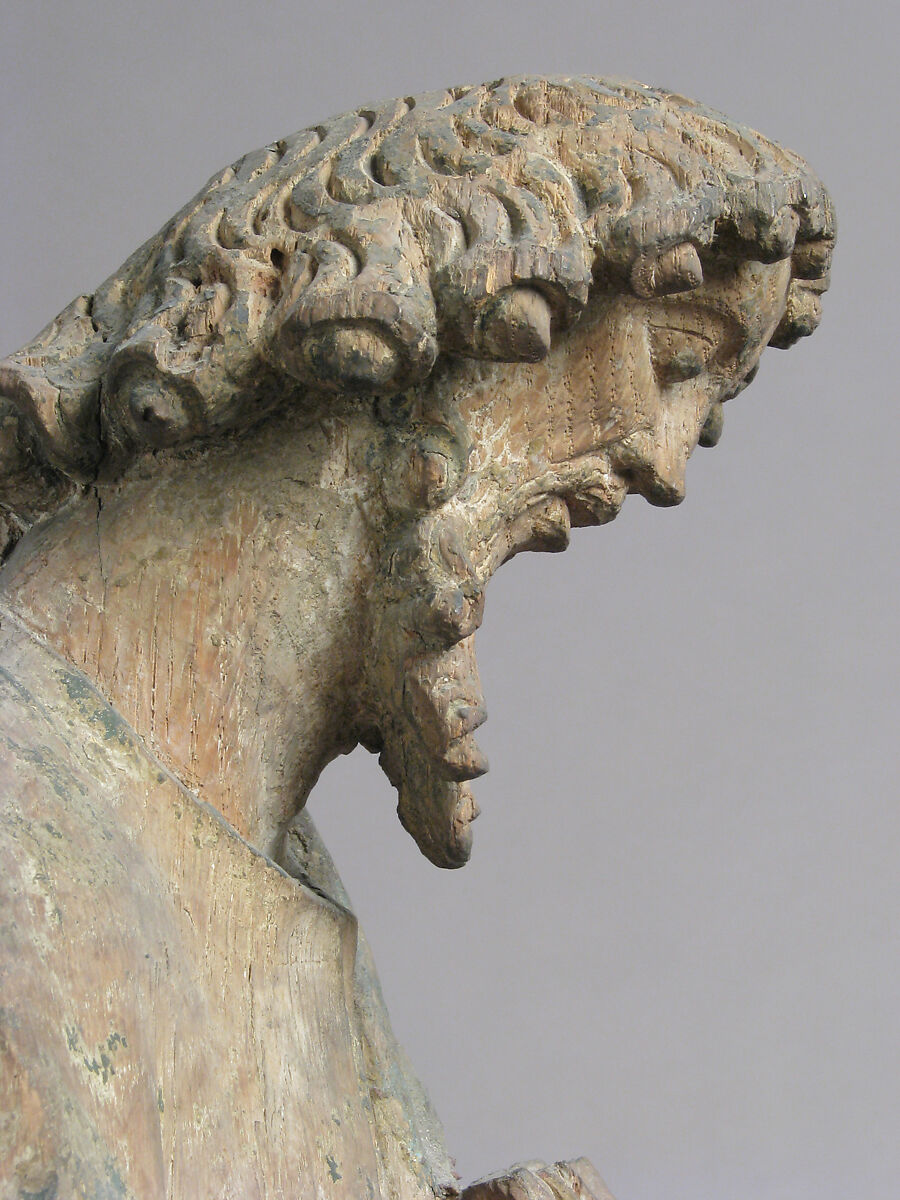 Saint Matthias (?), Oak with traces of polychromy and gilding, North Netherlandish