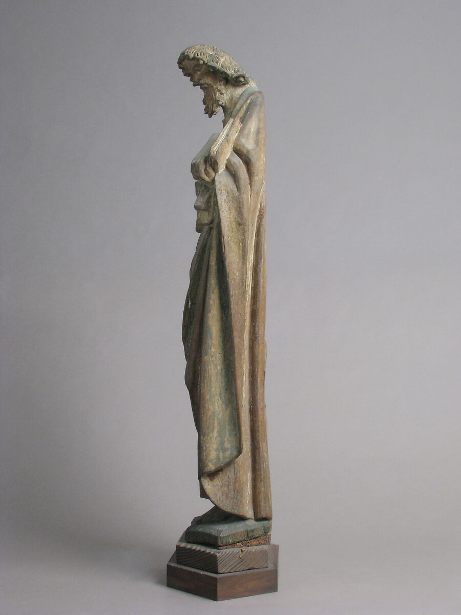 Saint Matthias (?), Oak with traces of polychromy and gilding, North Netherlandish