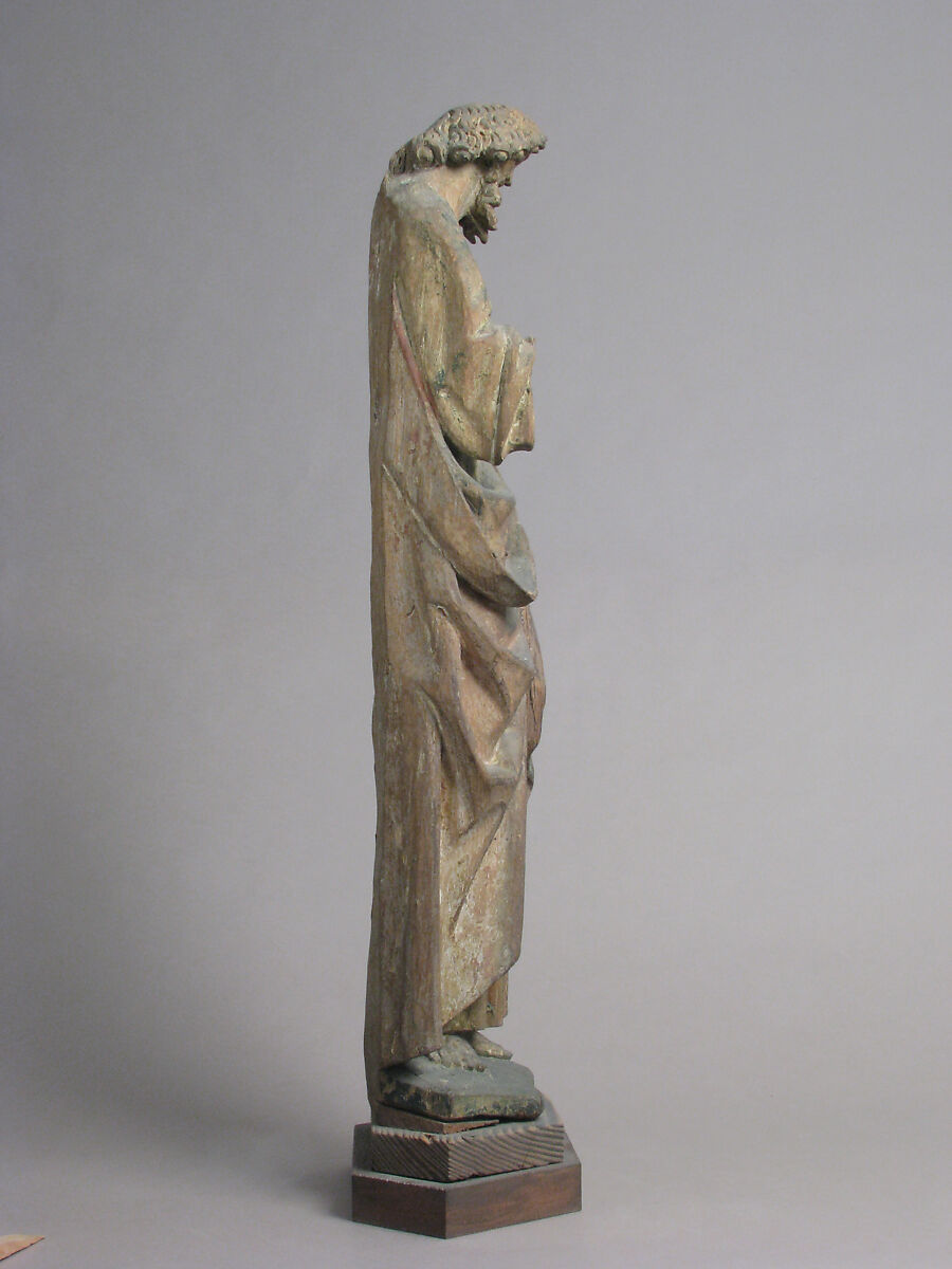 Saint Matthias (?), Oak with traces of polychromy and gilding, North Netherlandish