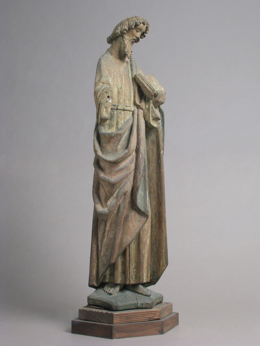 Saint Matthias (?), Oak with traces of polychromy and gilding, North Netherlandish