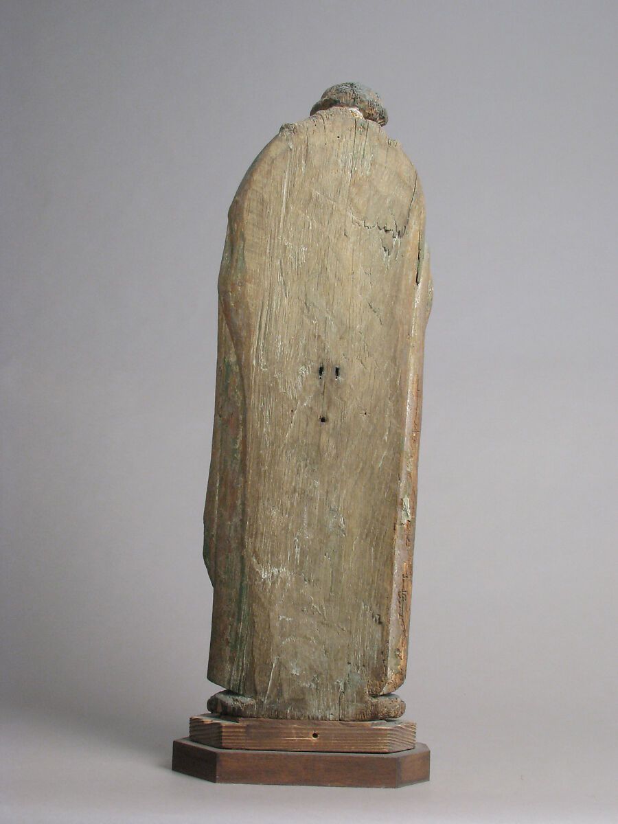 Saint Andrew (?), Oak with traces of polychromy and gilding, North Netherlandish