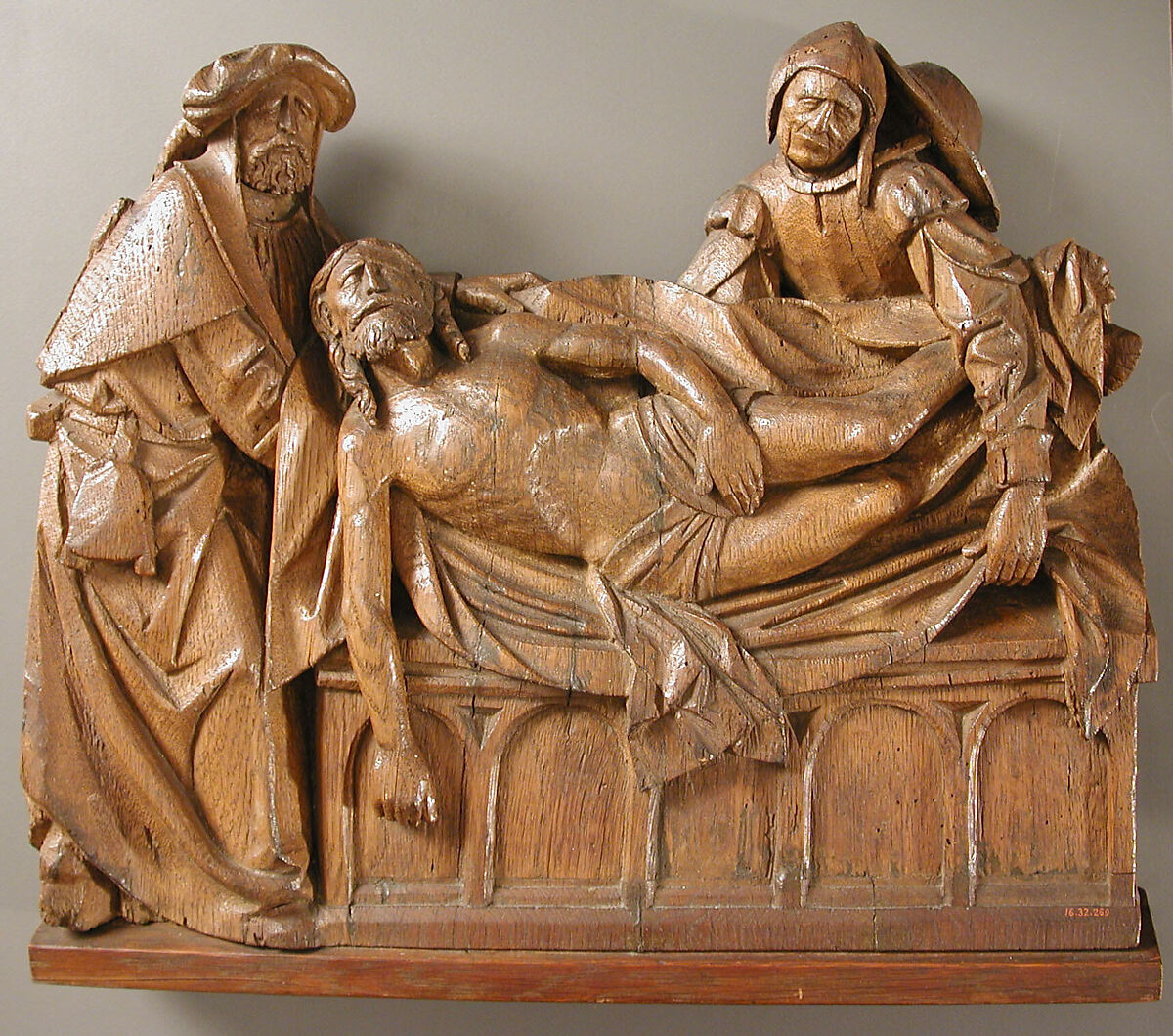 Entombment, Oak, South Netherlandish