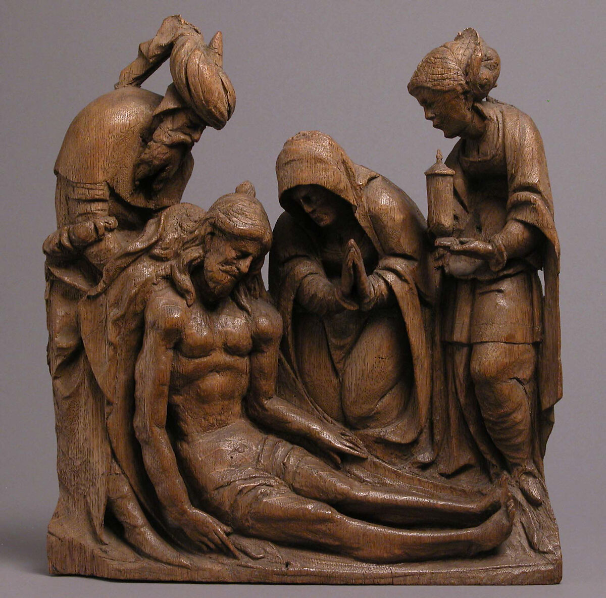 Pietà, Oak, South Netherlandish 