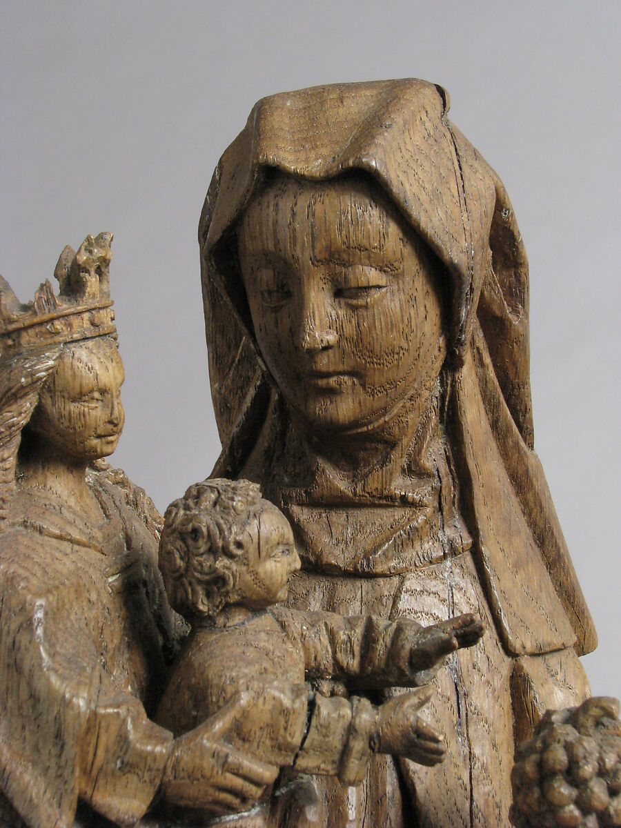 Saint Anne with Virgin and Child, Oak, South Netherlandish