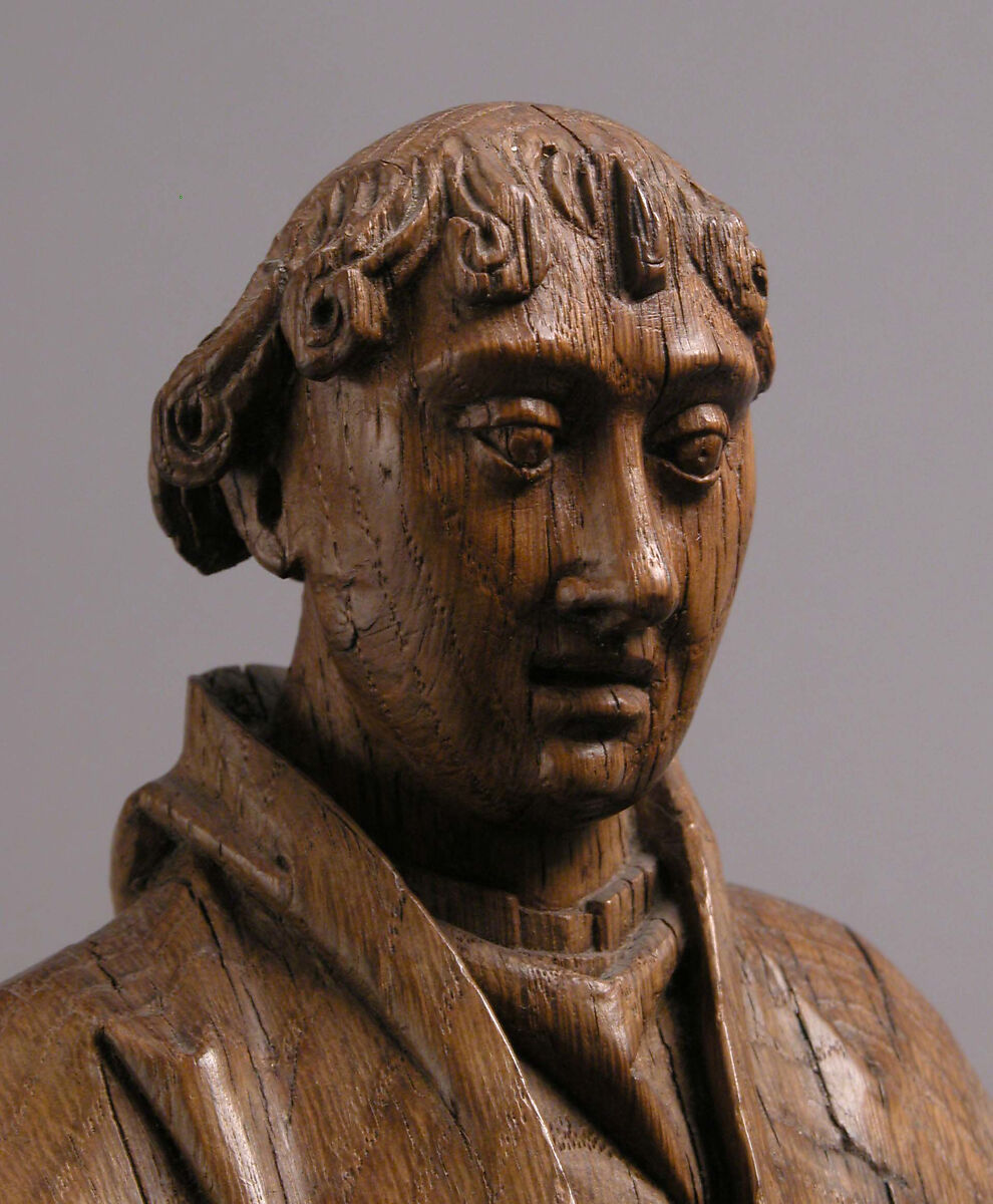 Sainted Abbot, Oak, Netherlandish