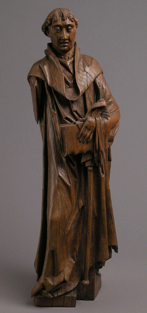 Sainted Abbot, Oak, Netherlandish 