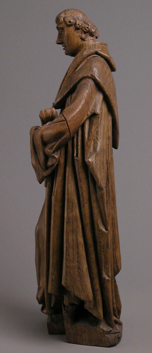 Sainted Abbot, Oak, Netherlandish