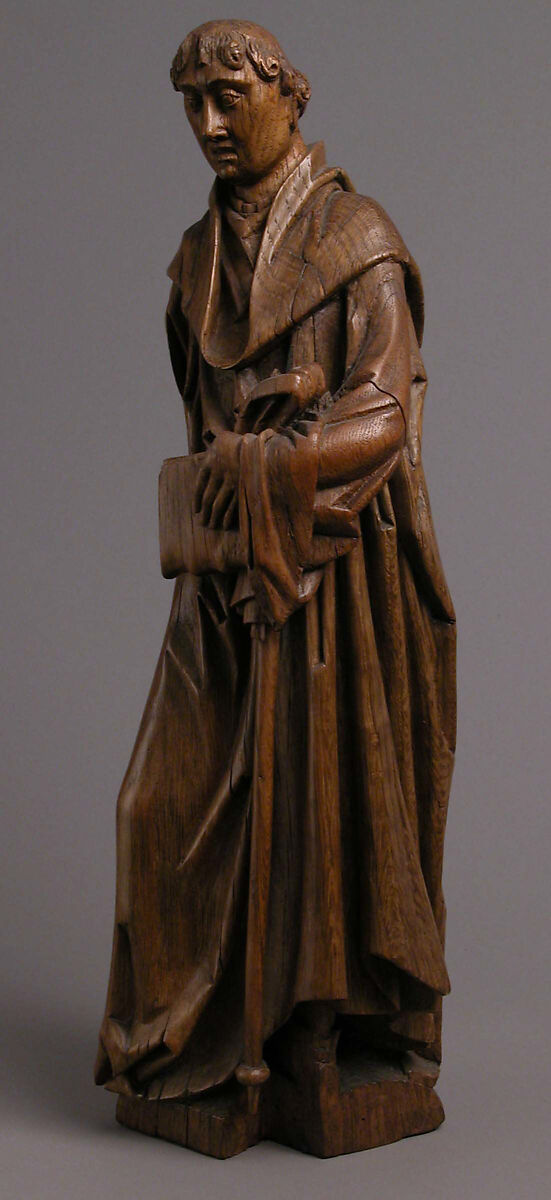 Sainted Abbot, Oak, Netherlandish
