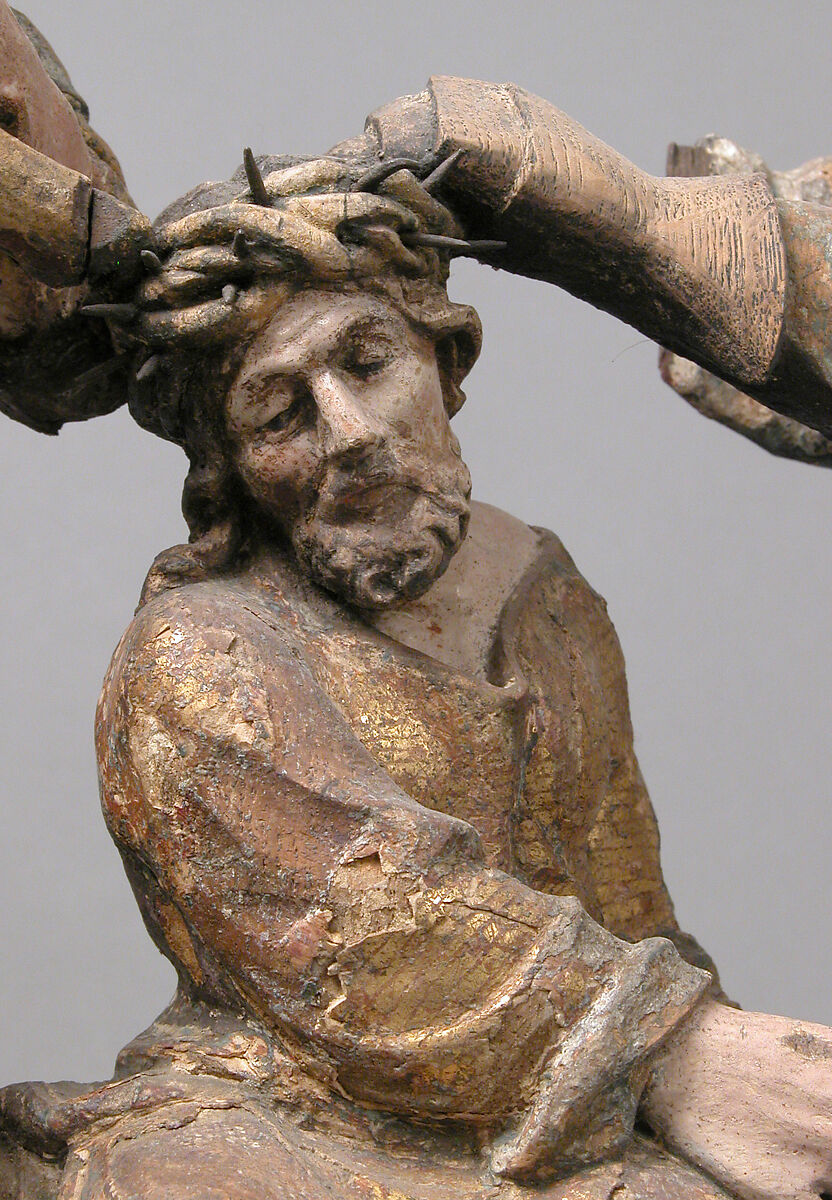 Christ Crowned with Thorns, Oak with polychromy and gilding, South Netherlandish
