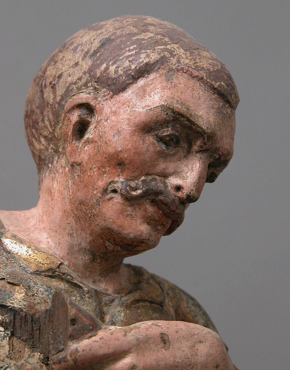 Christ Crowned with Thorns, Oak with polychromy and gilding, South Netherlandish