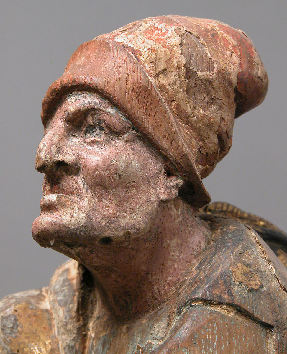 Christ Crowned with Thorns, Oak with polychromy and gilding, South Netherlandish