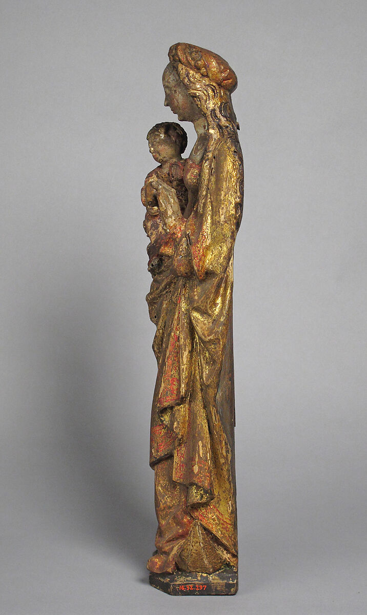 Virgin and Child, Oak, painted and gilded, South Netherlandish