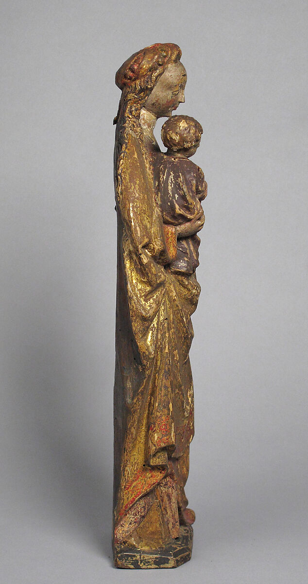 Virgin and Child, Oak, painted and gilded, South Netherlandish