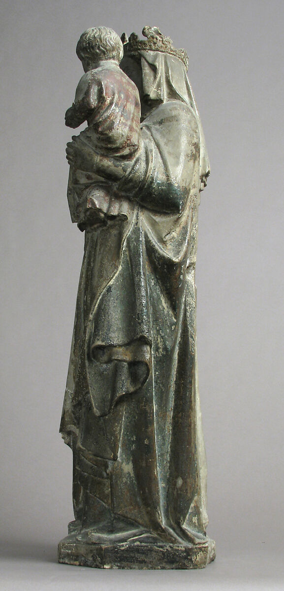 Virgin and Child, Limestone with traces of polychromy, French