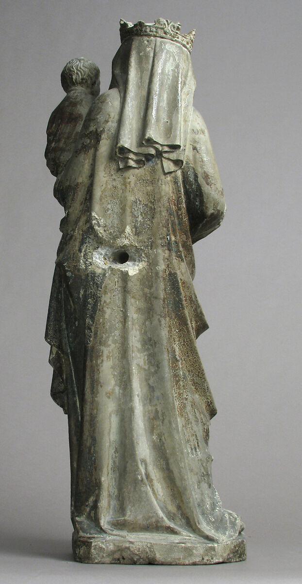 Virgin and Child, Limestone with traces of polychromy, French