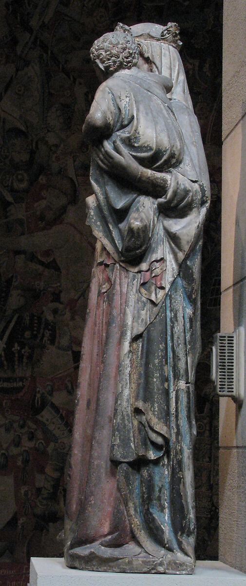 Virgin and Child, Limestone with traces of paint, French