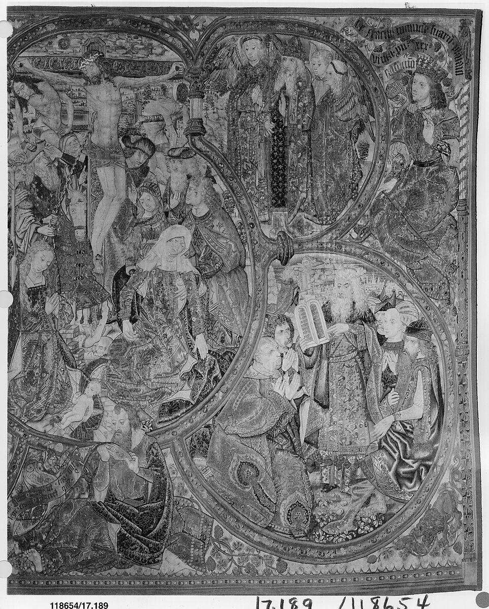 The Fall and Redemption of Man, Wool warp, wool, silk, silver and gilt wefts, South Netherlandish