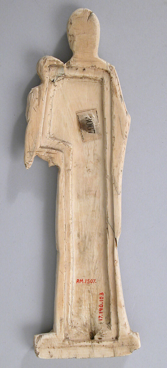 Icon with the Virgin and Child, Elephant ivory, Byzantine