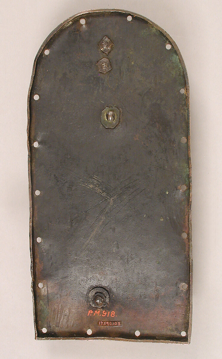 Saint James the Great, Copper-gilt, champlevé enamel, turquoise, cabochons, French