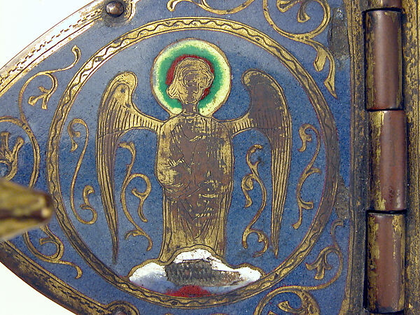Incense Boat, Champlevé enamel and gilded copper, French