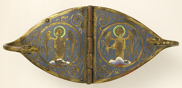Incense Boat, Champlevé enamel and gilded copper, French