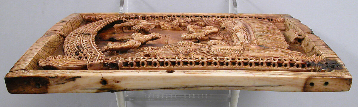 Icon with the Koimesis, Elephant ivory, Byzantine