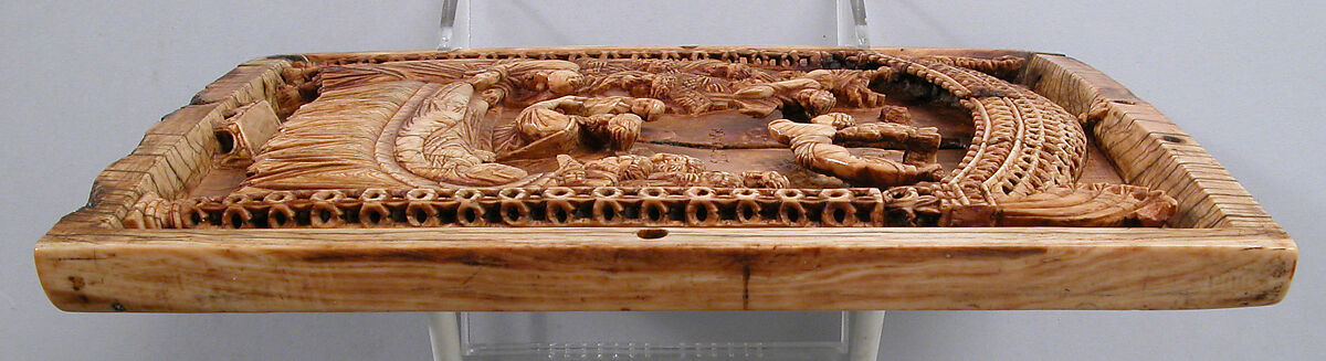 Icon with the Koimesis, Elephant ivory, Byzantine