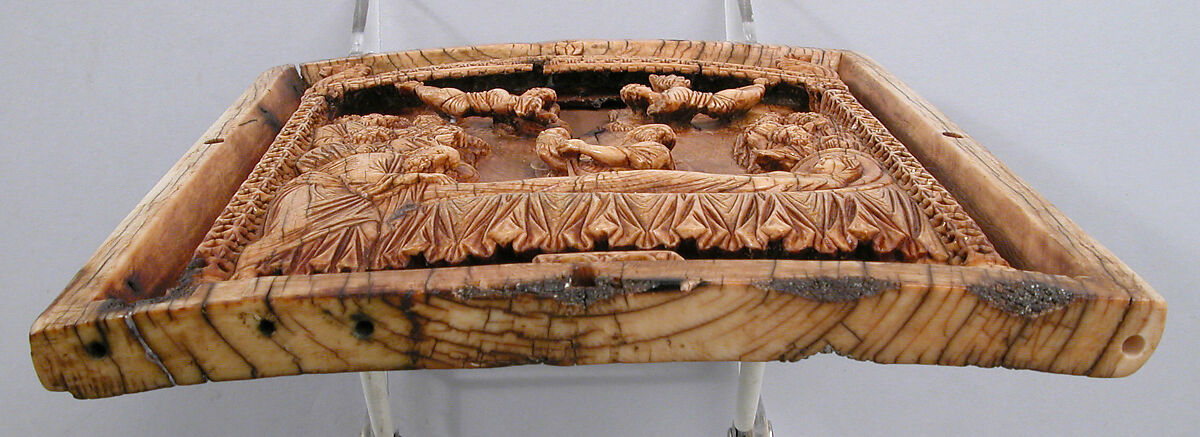 Icon with the Koimesis, Elephant ivory, Byzantine