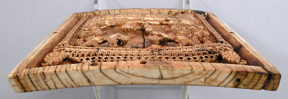 Icon with the Koimesis, Elephant ivory, Byzantine