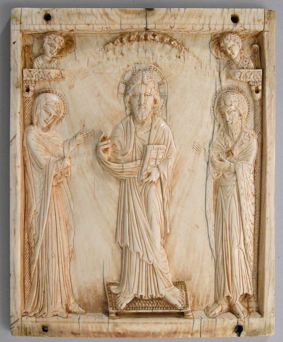 Icon with the Deesis, Ivory, Byzantine 