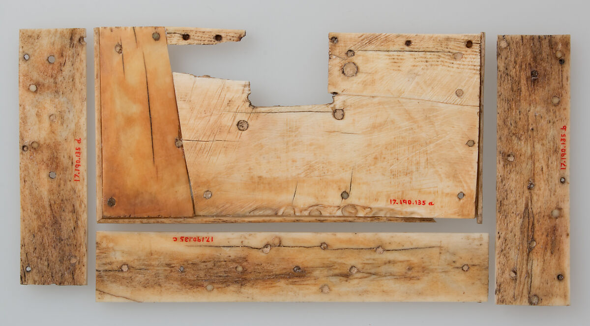 Panel from an Ivory Casket with Scenes of the Story of Joshua, Elephant ivory, traces of polychromy, Byzantine