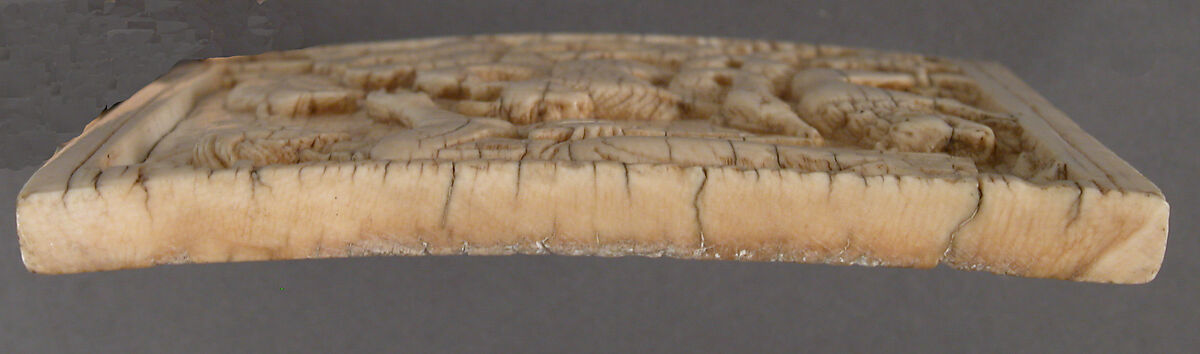 Plaque with God Creating the Animals, Elephant ivory, South Italian