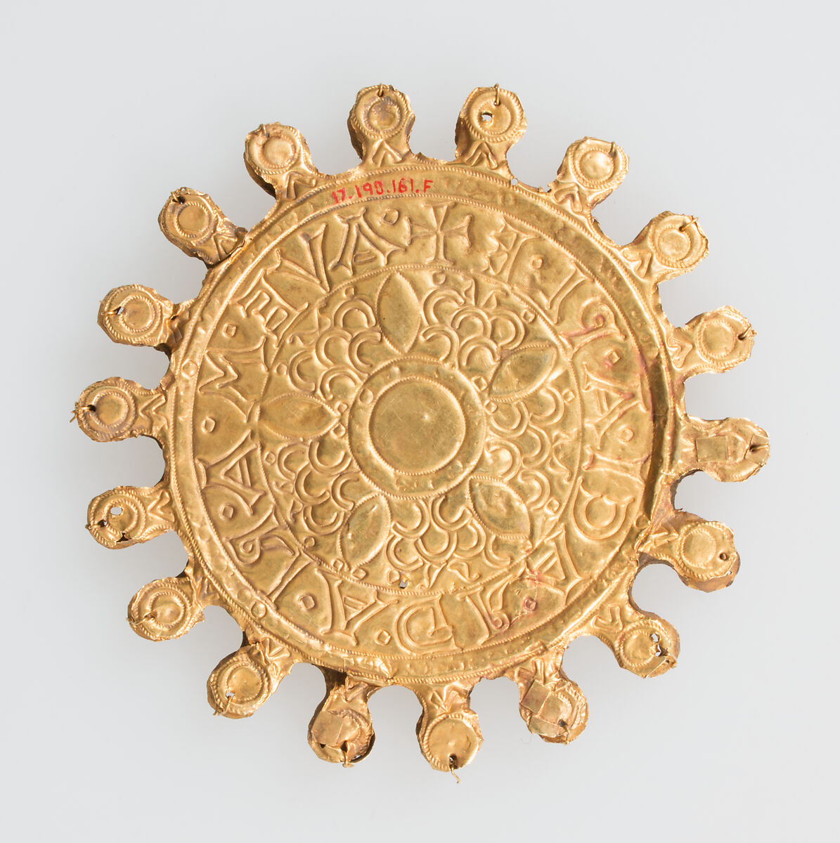 Elements from a Necklace, Gold, cloisonnè enamel, Spanish