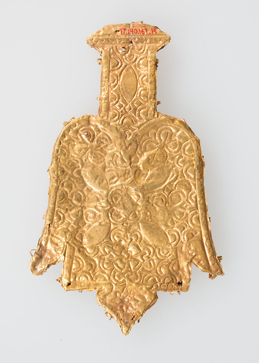 Elements from a Necklace, Gold, cloisonnè enamel, Spanish