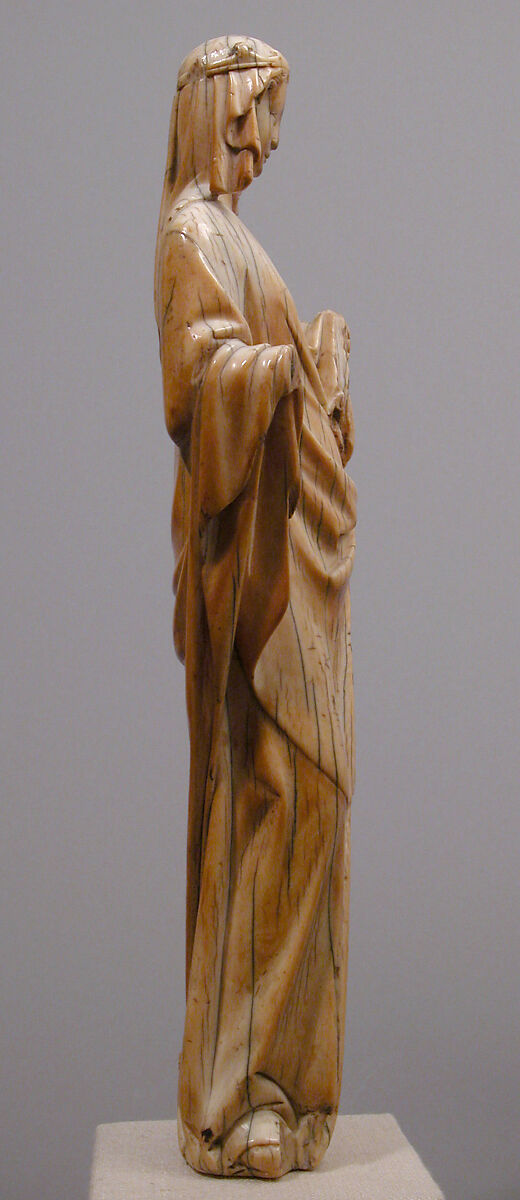 Standing Virgin and Child, Elephant ivory, North French