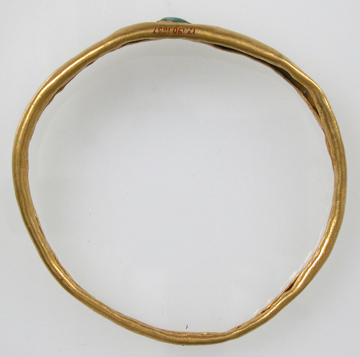 Bracelet, Gold, glass or stone setting, Roman (?)