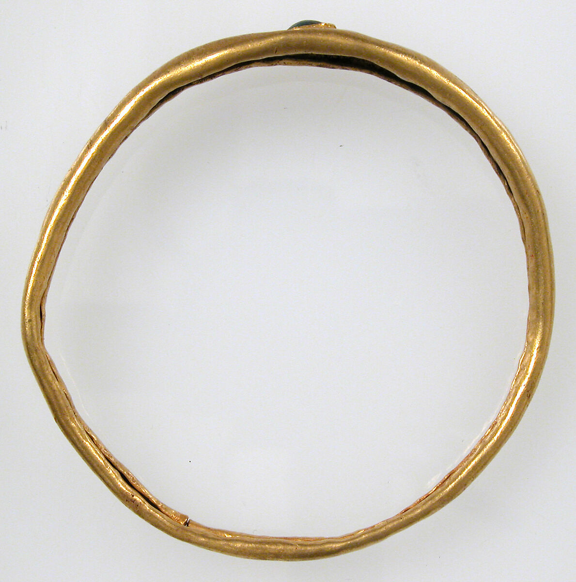 Bracelet, Gold, glass or stone setting, Roman (?)