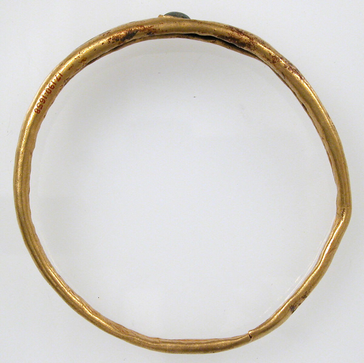 Bracelet, Gold, glass or stone setting, Roman (?)