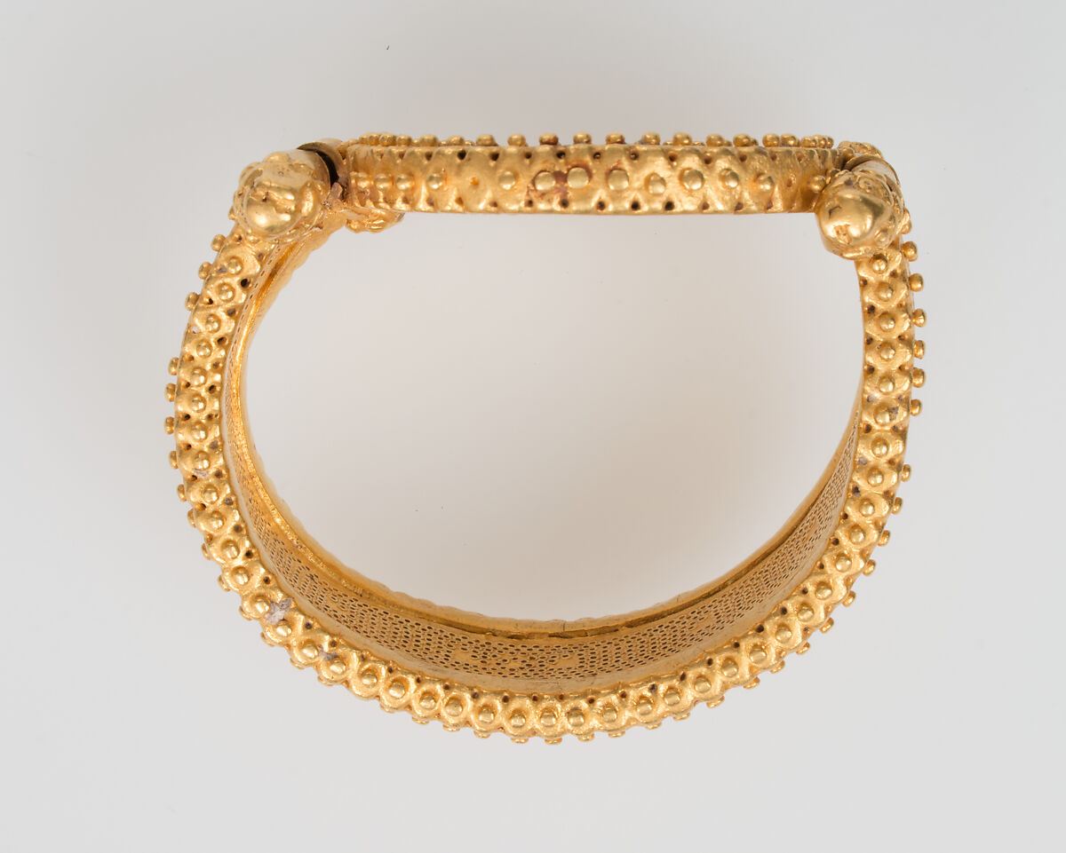 Bracelet (one of a pair), Gold, Byzantine